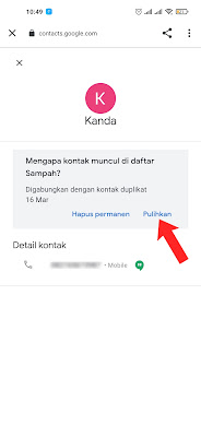 Cara Mengembalikan Kontak Yang Terhapus Di Hp Melalui Email