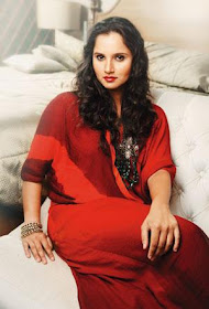 Sania Mirza Hot in Red in Verve PhotoShoot