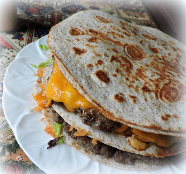 Quesadilla Cheese Burgers