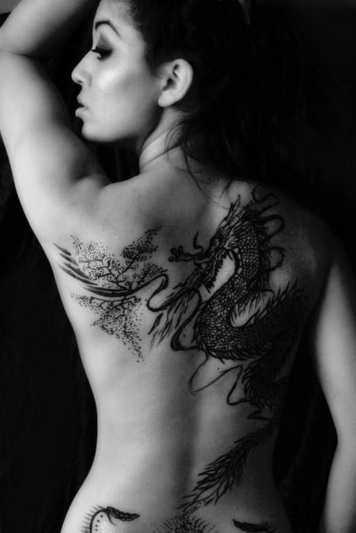 Dragon Tattoos on Women