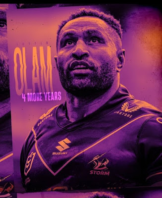 Justin Olam renews Melbourne Storm contract