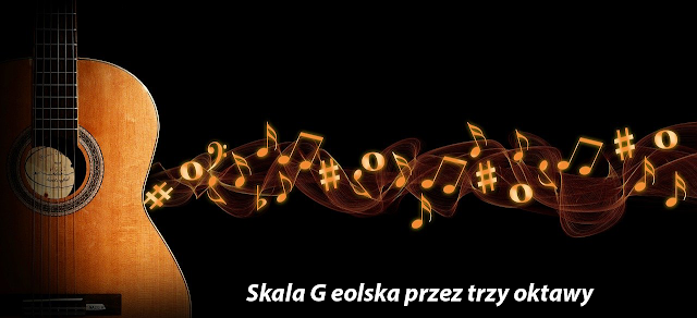 Skale modalne, Skale na gitarę, Jak grać skale na giatrze