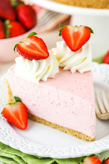 no bake strawberry cheesecake