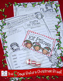 This teacher counts down the last week until Christmas break with daily printables and matching student gifts!