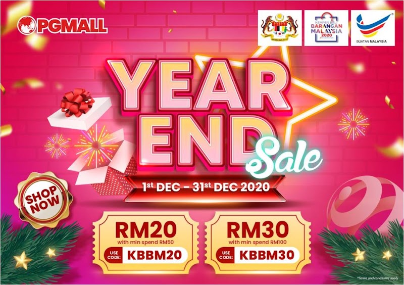 PG Mall Year End Sales Kini Bermula, Berbaloi Untuk Berbelanja