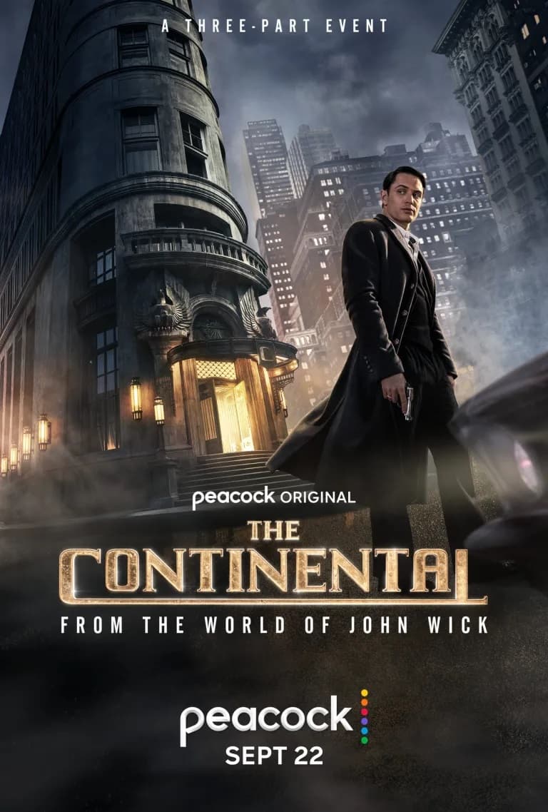 Постер сериала «Континенталь» - приквела серии боевиков «Джон Уик»