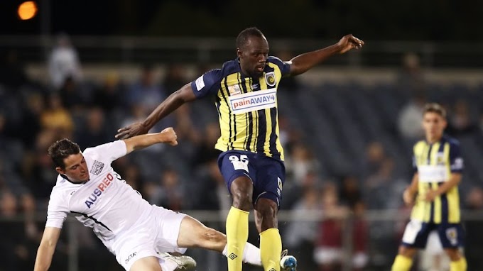 Usain Bolt scores twice on first begin for Australia's Central Coast Mariners