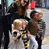 Angelina Jolie takes her cuties | Angelina Jolie takes her cuties for a playdate