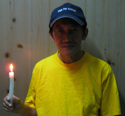 candlelight vigil for Bangsa Malaysia