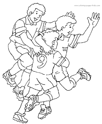 Sport Coloring Page For Kids 