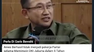 Eep Saefulloh Fatah: Anies berhasil tidak jadi pekerja partai selama 5 tahun jadi Gubernur, dia tidak dikendalikan oligarki, tapi mengendalikan oligarki