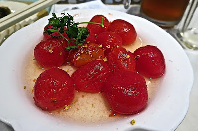 Social Place, cherry tomatoes osmanthus sauce