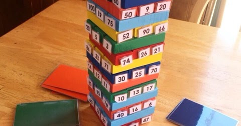 Juego: jenga matemàtico