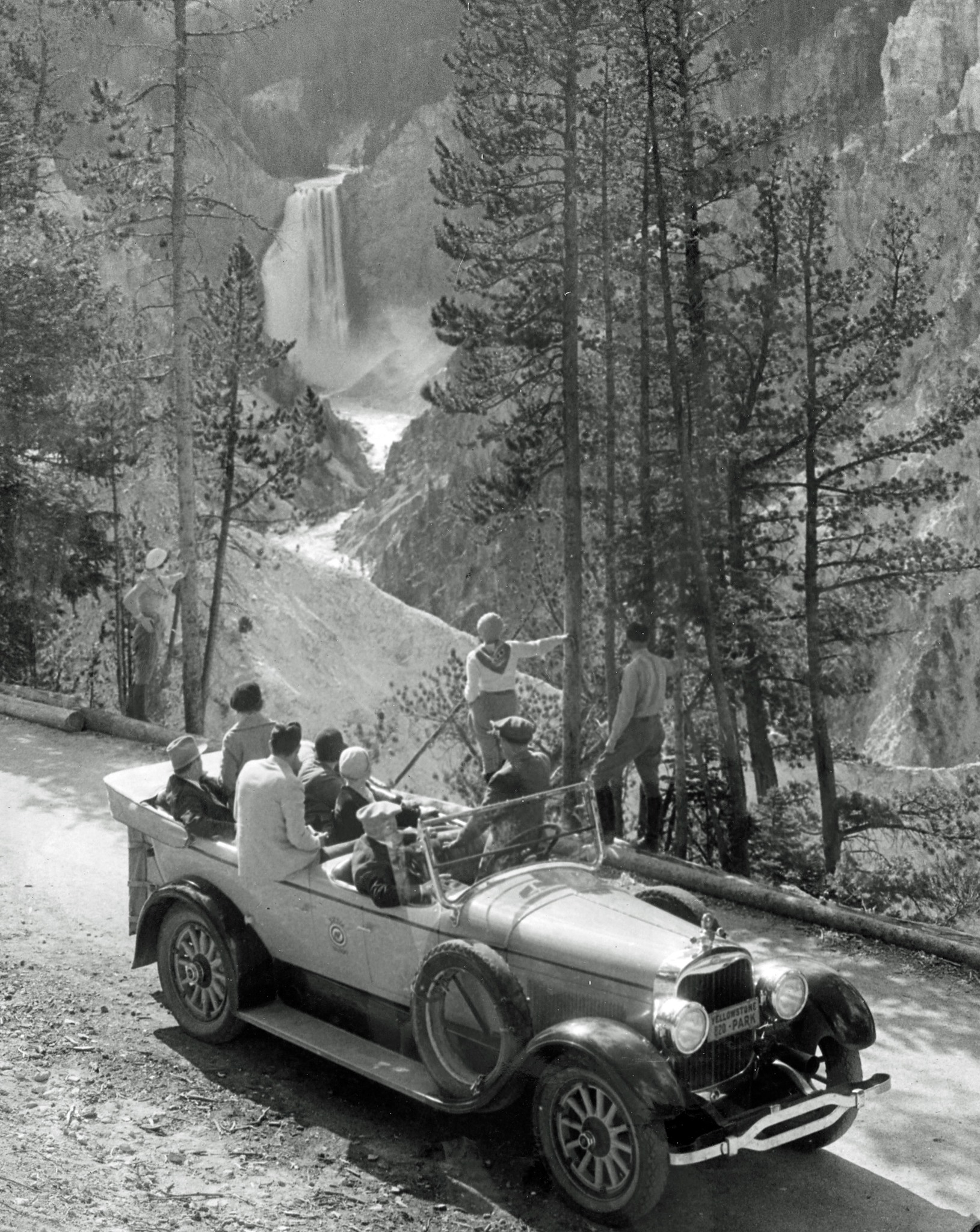 Just A Car Guy Lincoln Touring Cars In Yellowstone Between 1923 1928