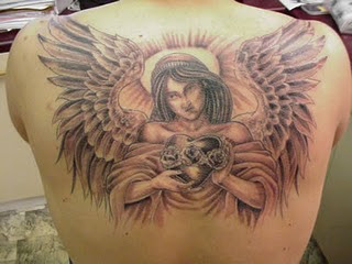 Angel Tattoo Design-Upper Back-Best  Tattoos Design