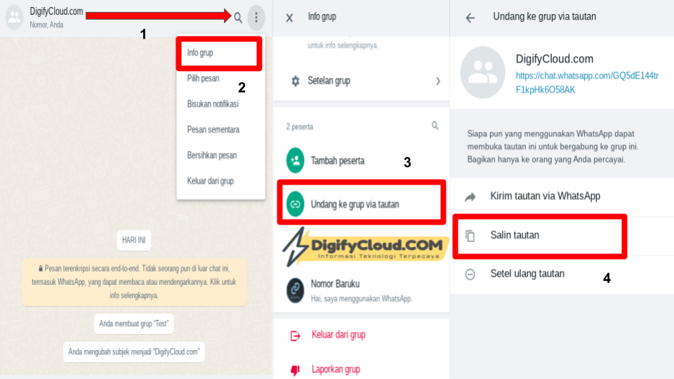 Cara Salin Link Grup WA Tanpa Menjadi Admin