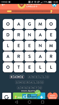 WordBrain 2 soluzioni: Categoria Gioielli (5X5) Livello 3