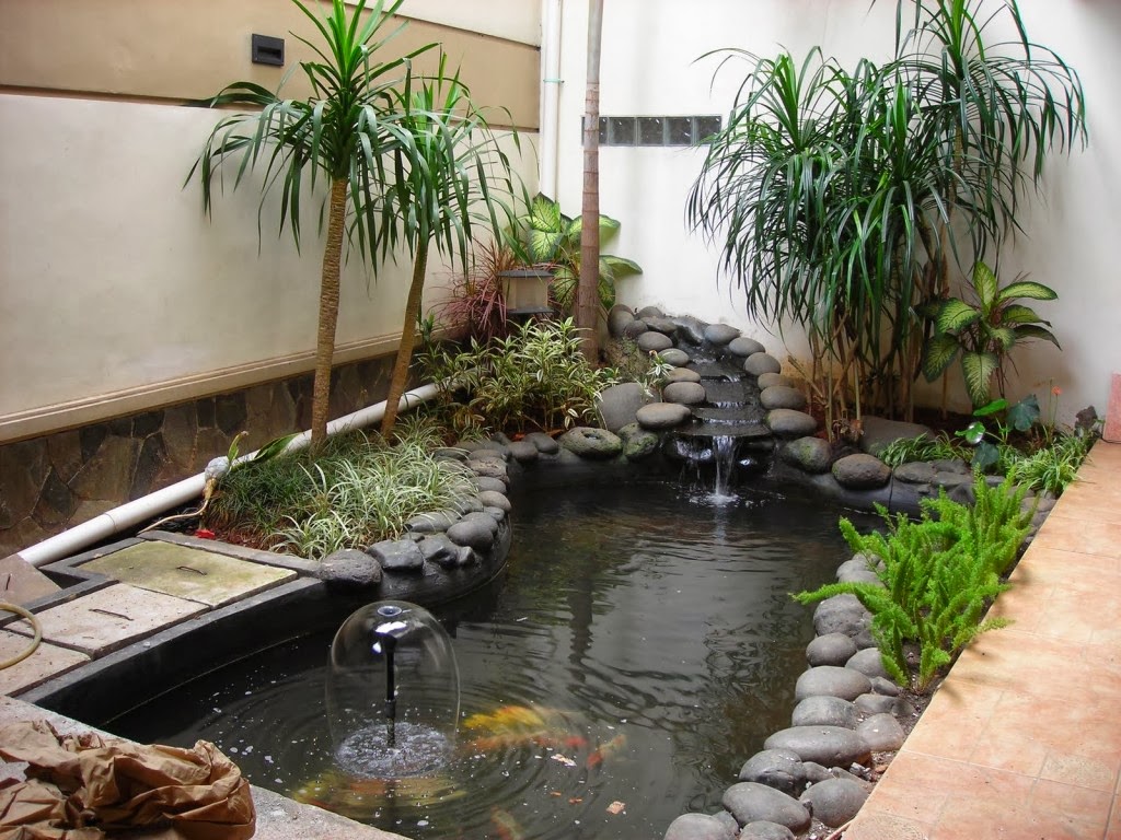 ... Taman dan Kolam Ikan Minimalis dalam Rumah | Blog Koleksi Desain Rumah