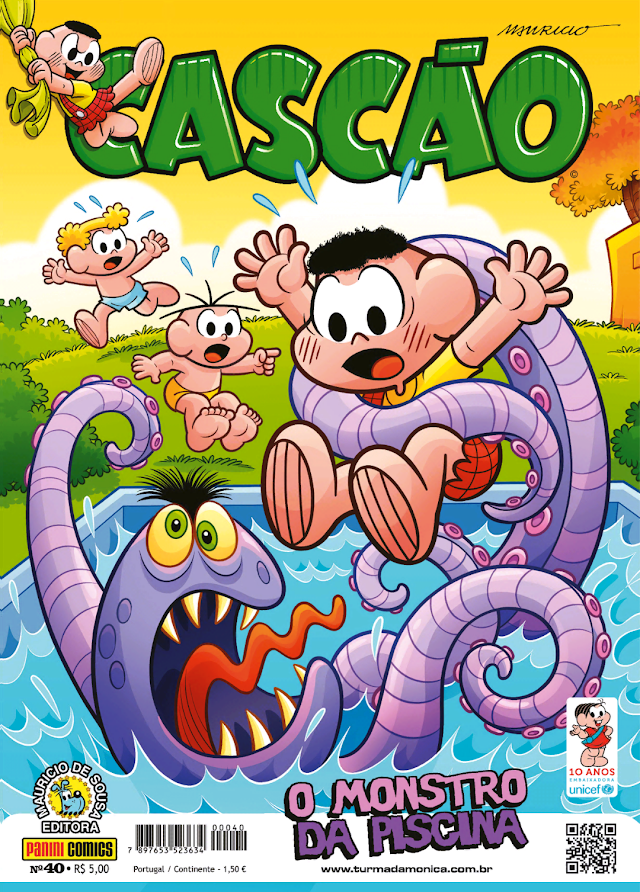 Cascão  O Monstro Da Piscina