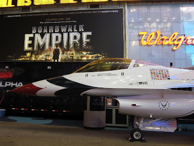 Roadside display at Times Square