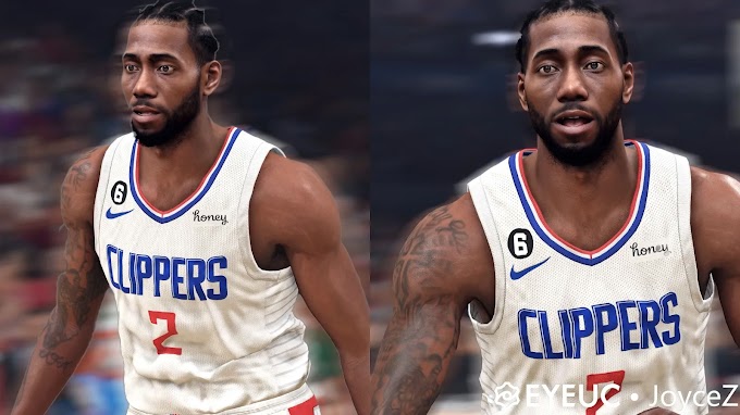 Kawhi Leonard Cyberface V2 by JoyceZ | NBA 2K23