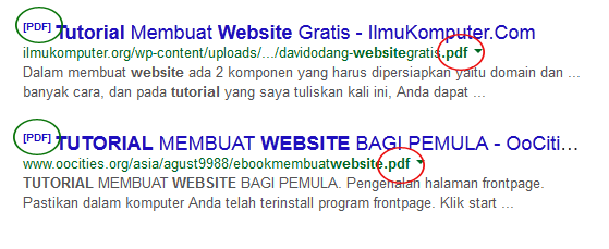 Cara cepat mencari link download ebook pdf dari google