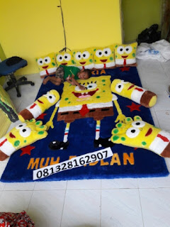 karpet karakter spongebob fullset