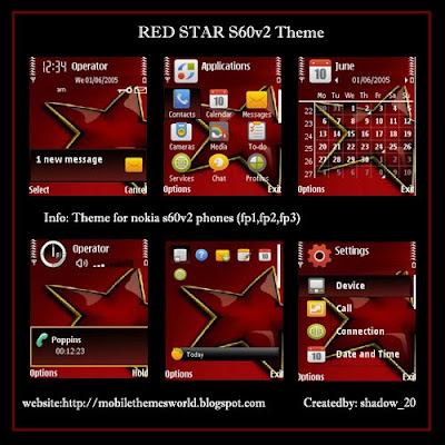 star by shadow_20 s60v2 theme