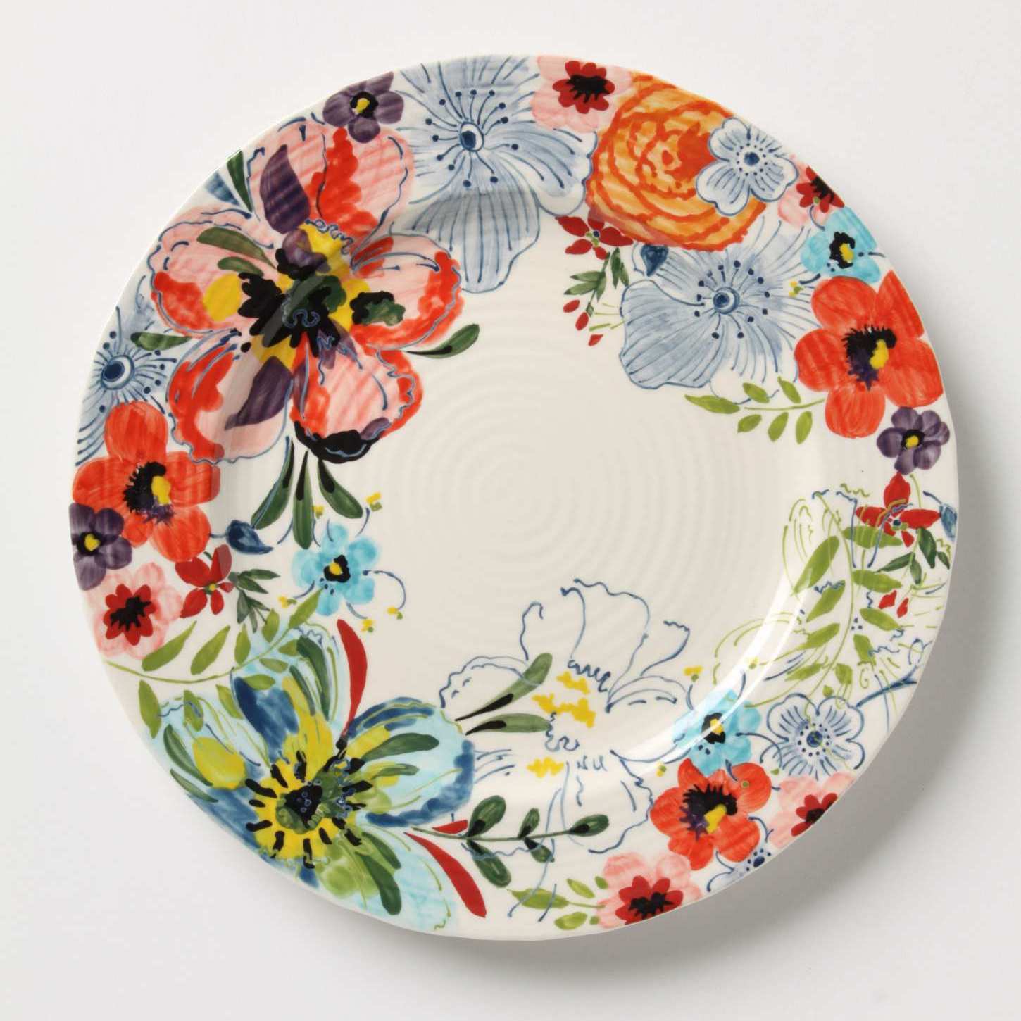  Wall  Flowers Decorative  Plates  in the Dining  Room  Swoon 