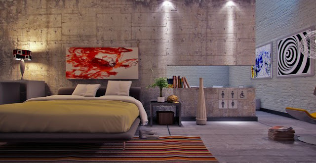 Interior Bedroom Design Feature Walls