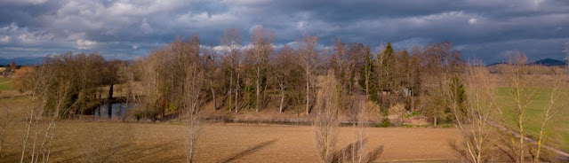 Ouvrage de Rothgern - Vue aérienne du front d'attaque