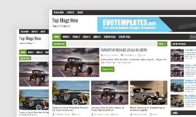 Topmagz Blogger Template