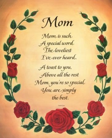 Check out 'Happy Birthday Poetry' for your mom. Check out 'Happy Birthday Poetry' for your mom.