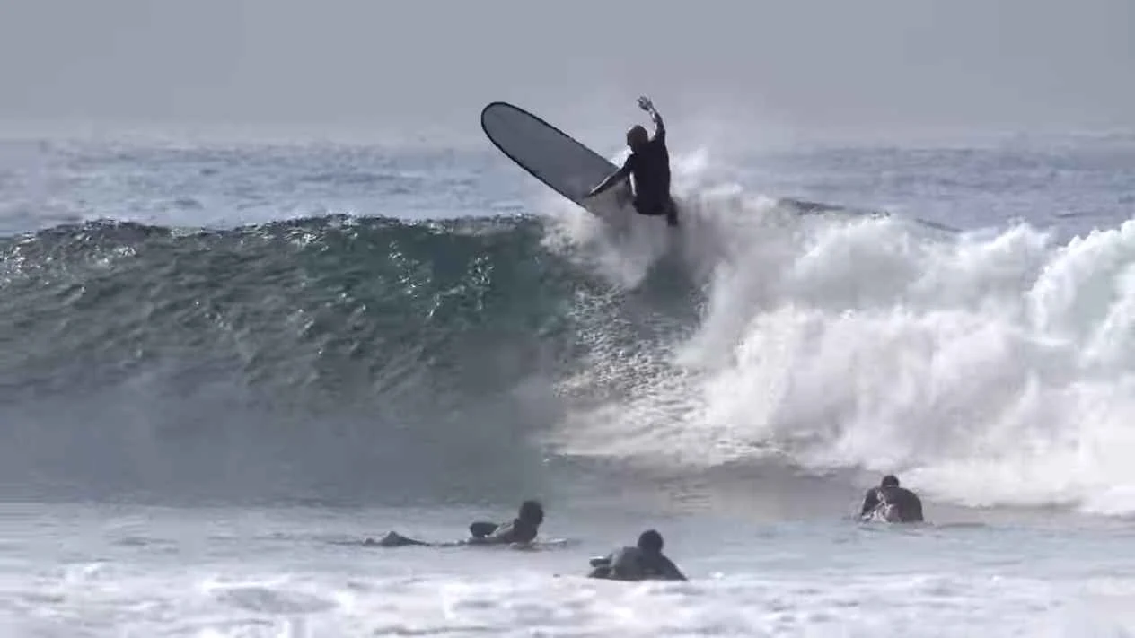 Surfing near PERFECT MALIBU