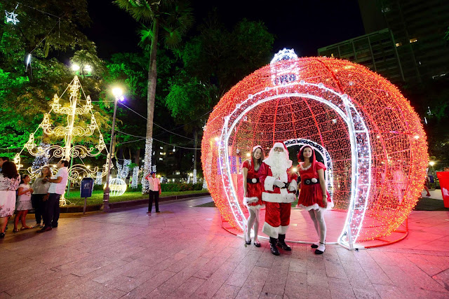 Luzes do Natal já iluminam a cidade