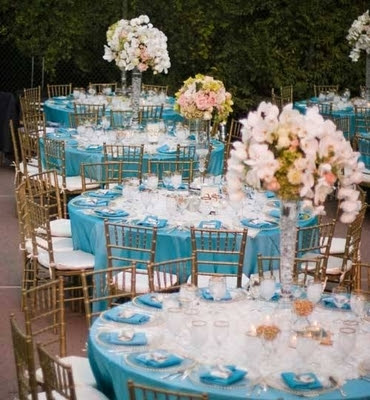 Beach Wedding Table Decor