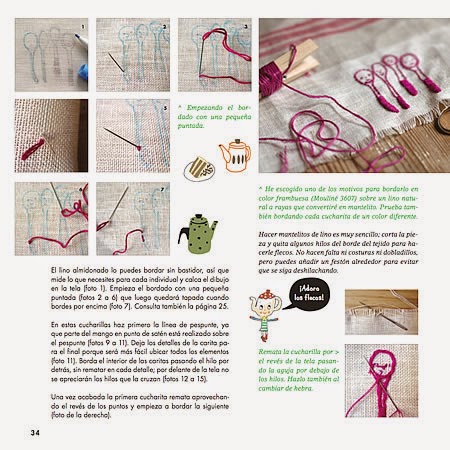 misako mimoko: My Embroidery Book for beginners is out now! 'La hora del  té, guía básica de bordado