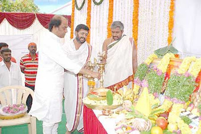 Rajinikanth Launched Raju Upati Telugu Movie Chaitram Pics