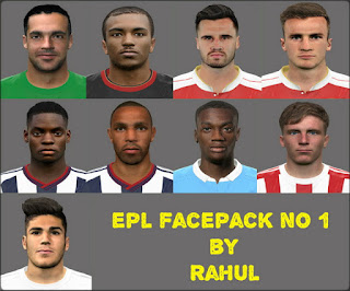 Rahul PES 2017 EPL Face Pack V1