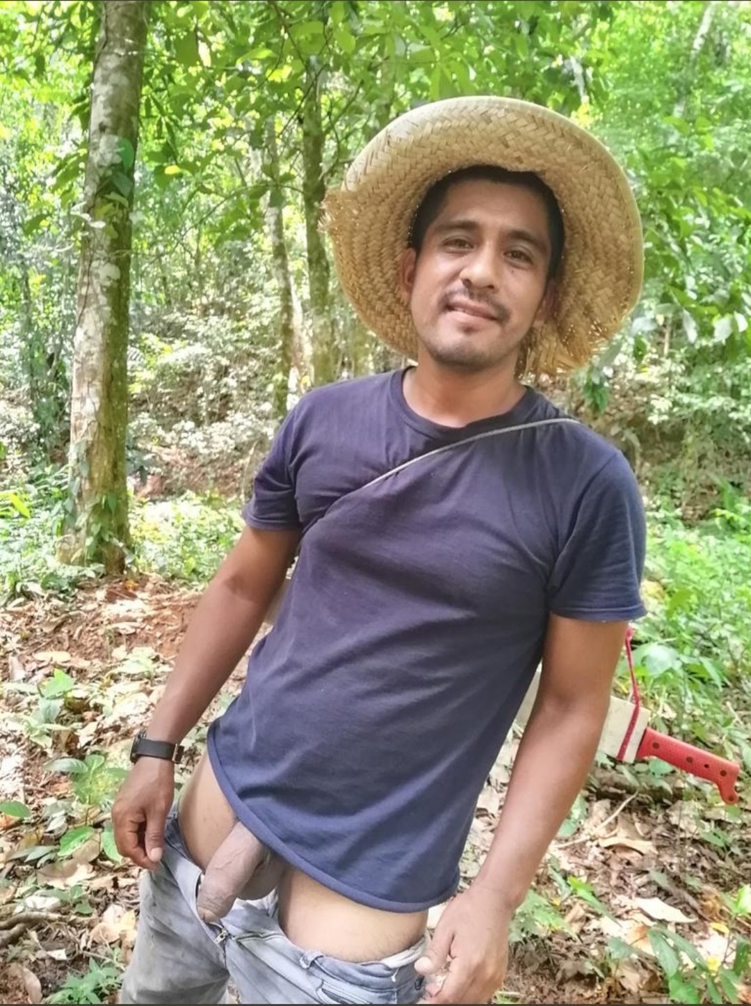 campesino masturbándose