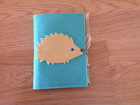 hedgehogs notebook covers