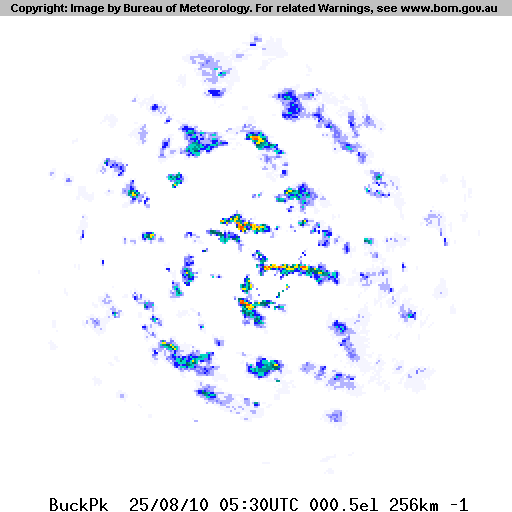 Time to Rain with BOM Radar