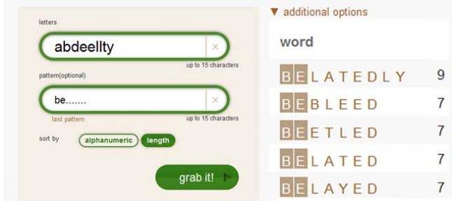 O Letter Sorting Make Words From