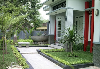 Contoh Gambar Desain Taman Rumah Minimalis 04