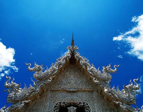 Amazing White Tample, Wat Rong Khun at Chiang Rai, Thailand