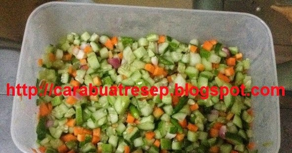 CARA MEMBUAT ACAR TIMUN WORTEL MENTAH  Resep Masakan 