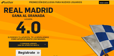 betfair Real Madrid gana Granada supercuota 4 Liga 7 febrero