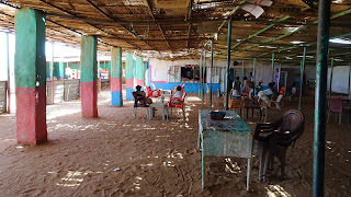 Sudanese Restaurant in the desert