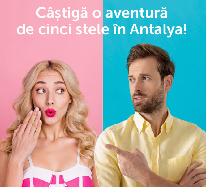 Concurs KISS FM - Castiga o vacanta pentru 2 persoane in Antalya 5* - 2023 - gratis