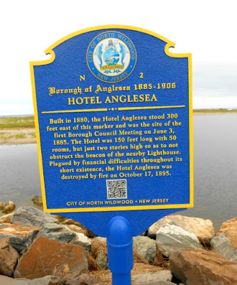 Hotel Anglesea Historical Marker in North Wildwood New Jersey